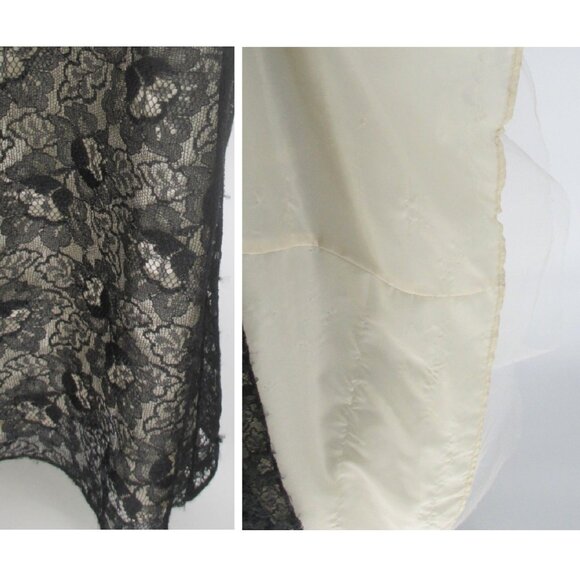 Vintage 90s Lace Maxi Dress Gown Jump XXS - Picture 12 of 14